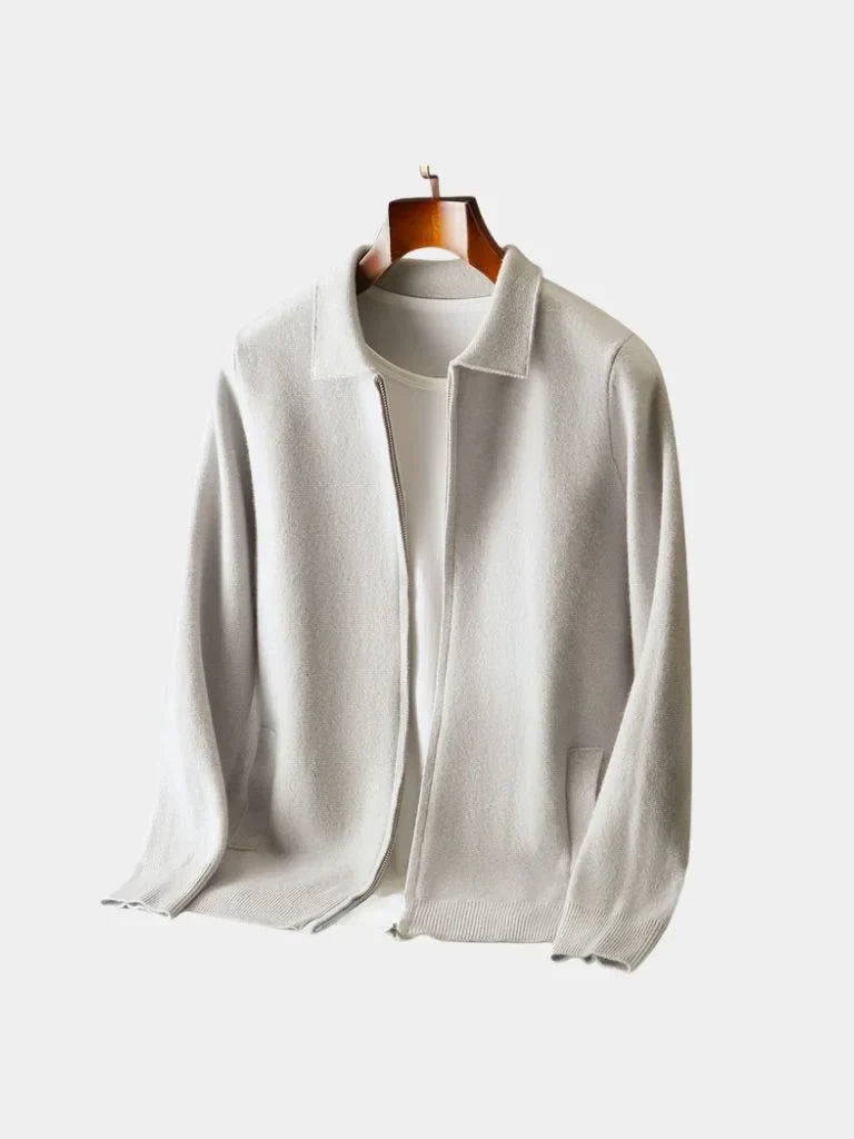 Cashmere Heritage Knit Jacket | Savile & Co.