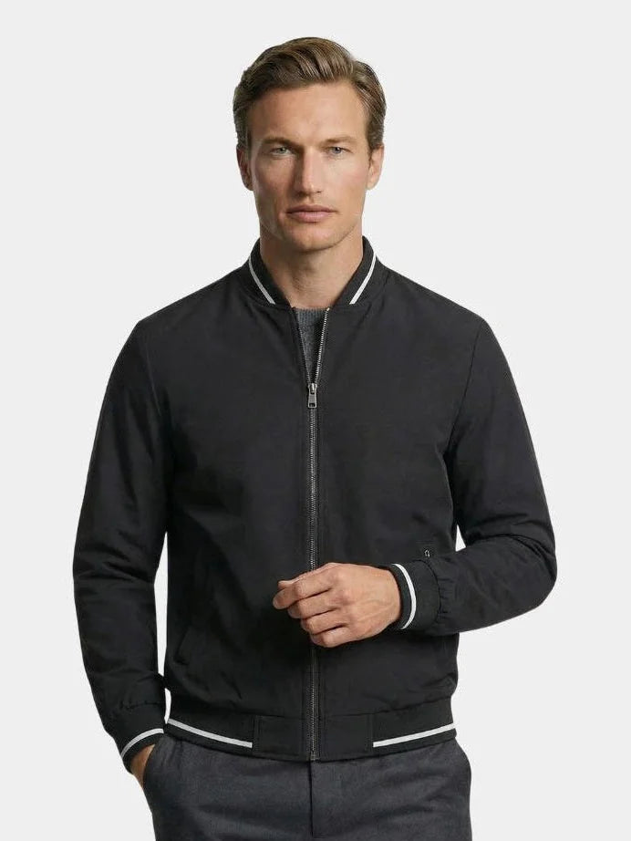 Casual Baseball Bomber Jacket | Savile & Co.