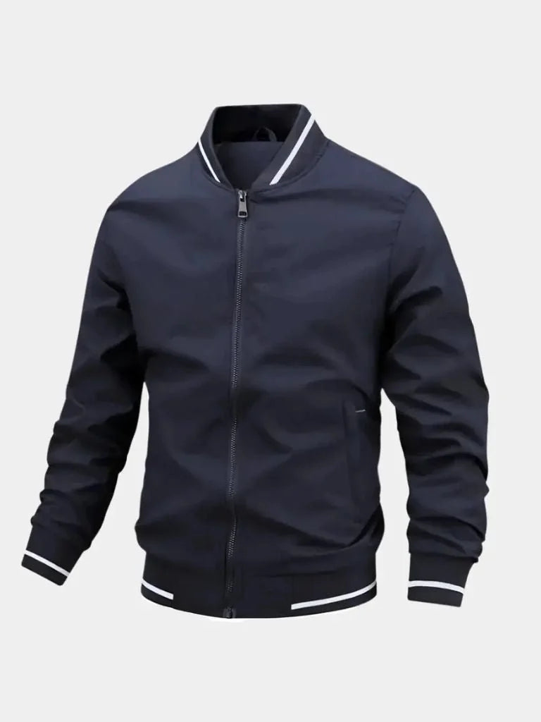 Casual Baseball Bomber Jacket | Savile & Co.