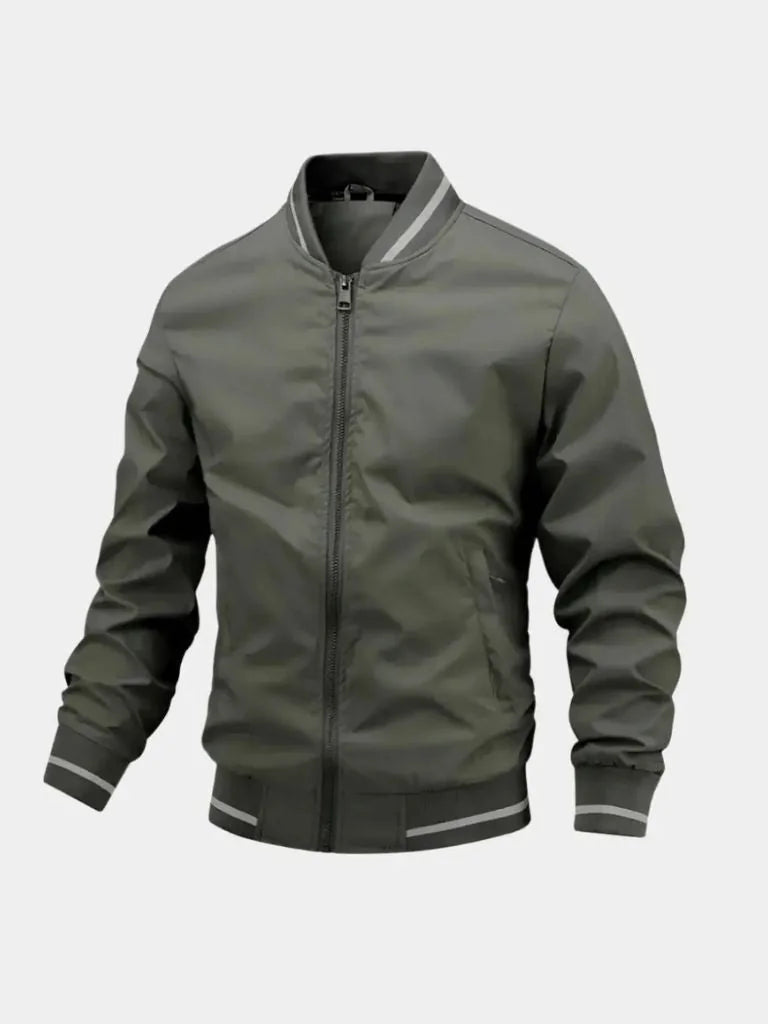 Casual Baseball Bomber Jacket | Savile & Co.