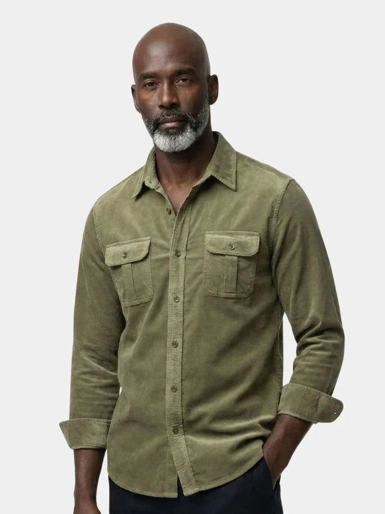 Casual Business Corduroy Shirt | Savile & Co.