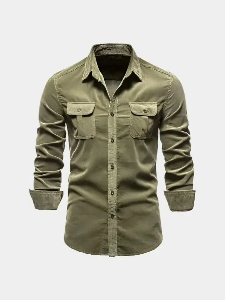 Casual Business Corduroy Shirt | Savile & Co.