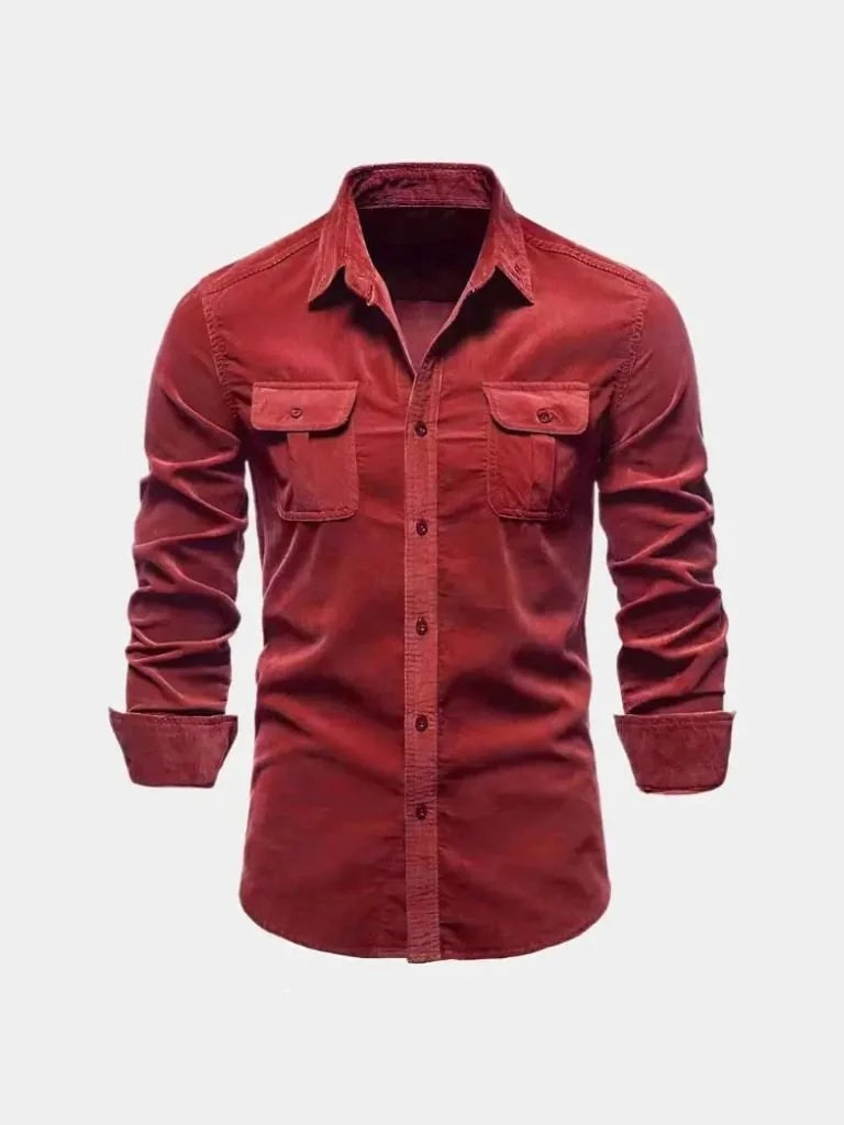 Casual Business Corduroy Shirt | Savile & Co.