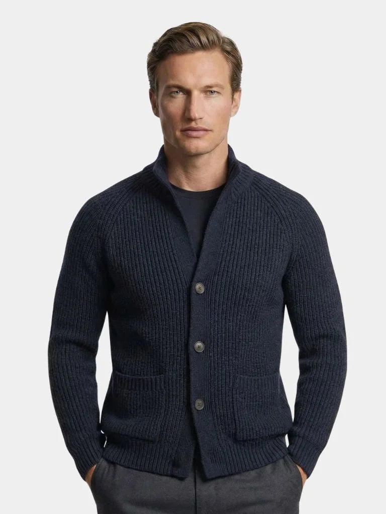 Classic Heritage Botton Knit Jacket | Savile & Co.