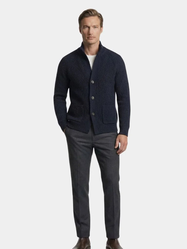 Classic Heritage Botton Knit Jacket | Savile & Co.