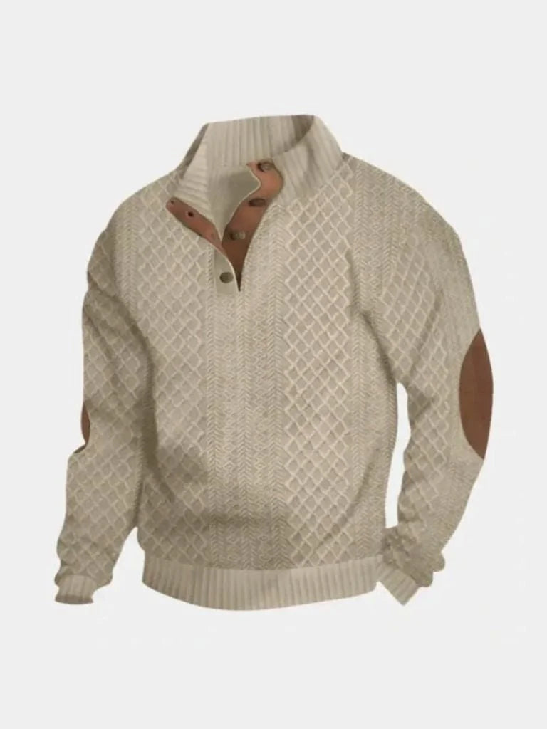 Classic High Collar Pullover | Savile & Co.