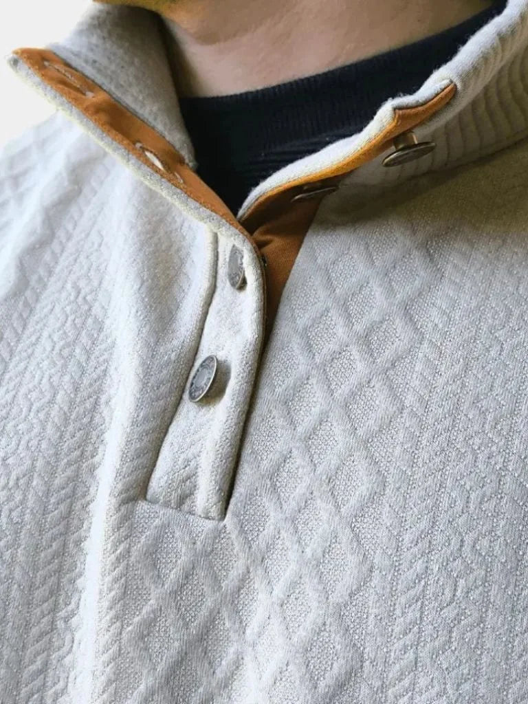 Classic High Collar Pullover | Savile & Co.