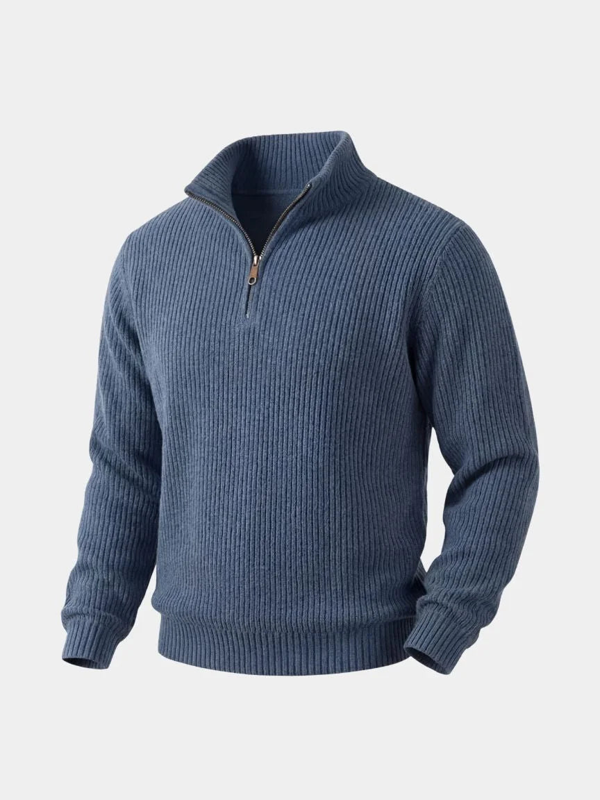 Classic Highland Quarter-Zip Sweater | Savile & Co.