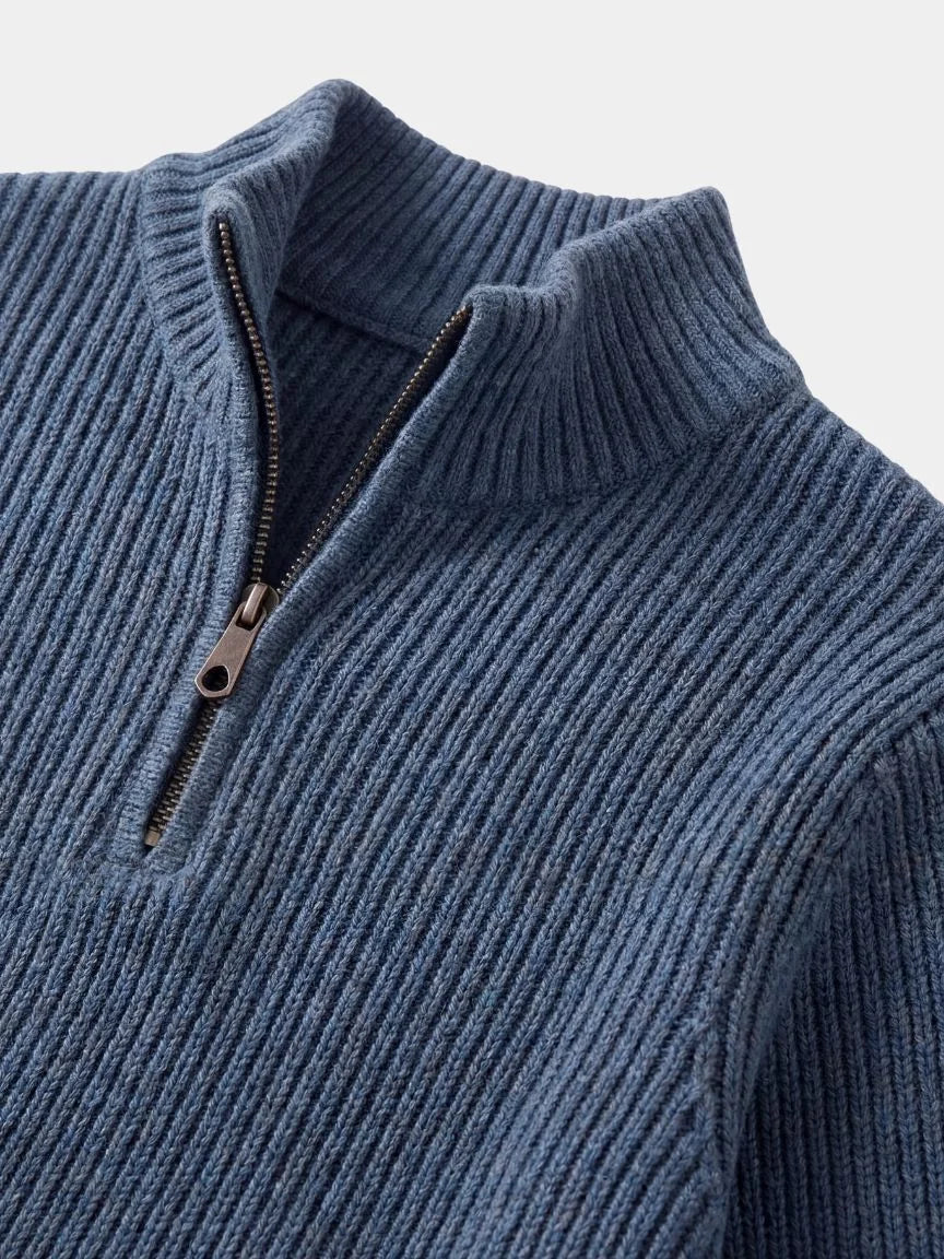 Classic Highland Quarter-Zip Sweater | Savile & Co.