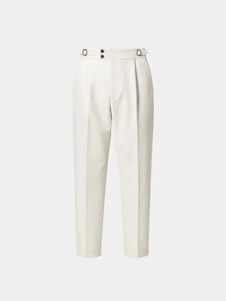 Classic Italy Sidetab Elastic Trousers | Savile & Co.