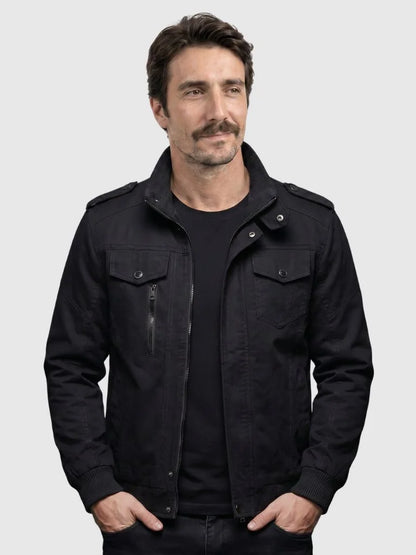 Command Ribbed Collar Jacket | Savile & Co.