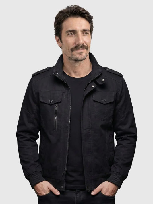 Command Ribbed Collar Jacket | Savile & Co.