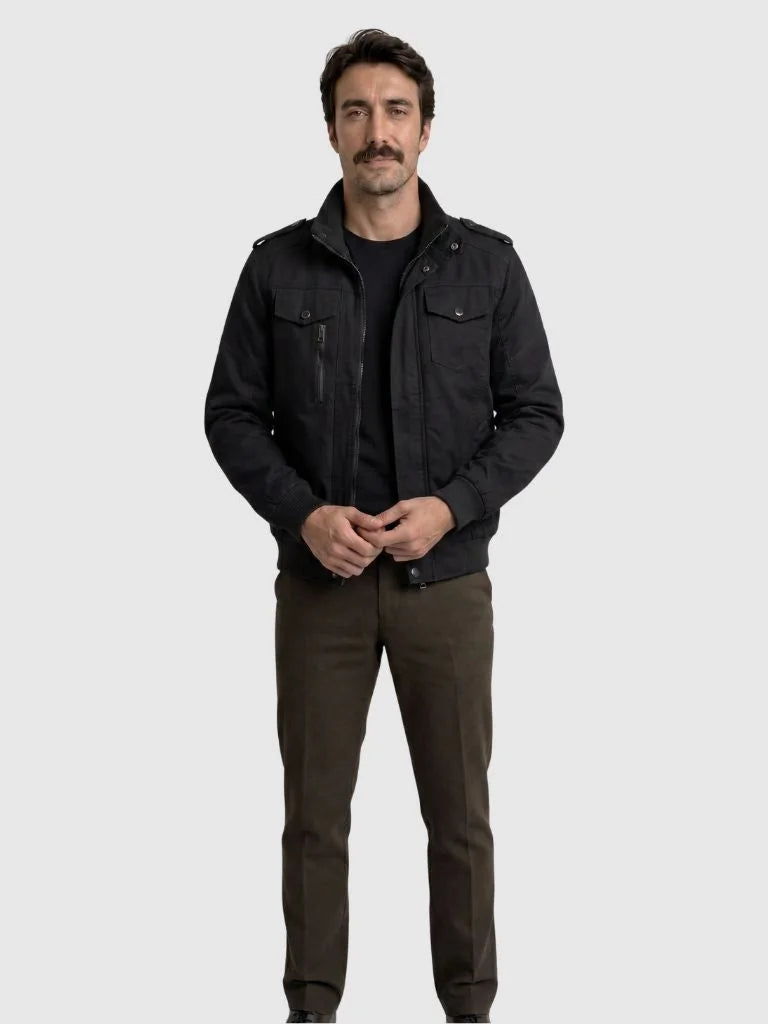 Command Ribbed Collar Jacket | Savile & Co.