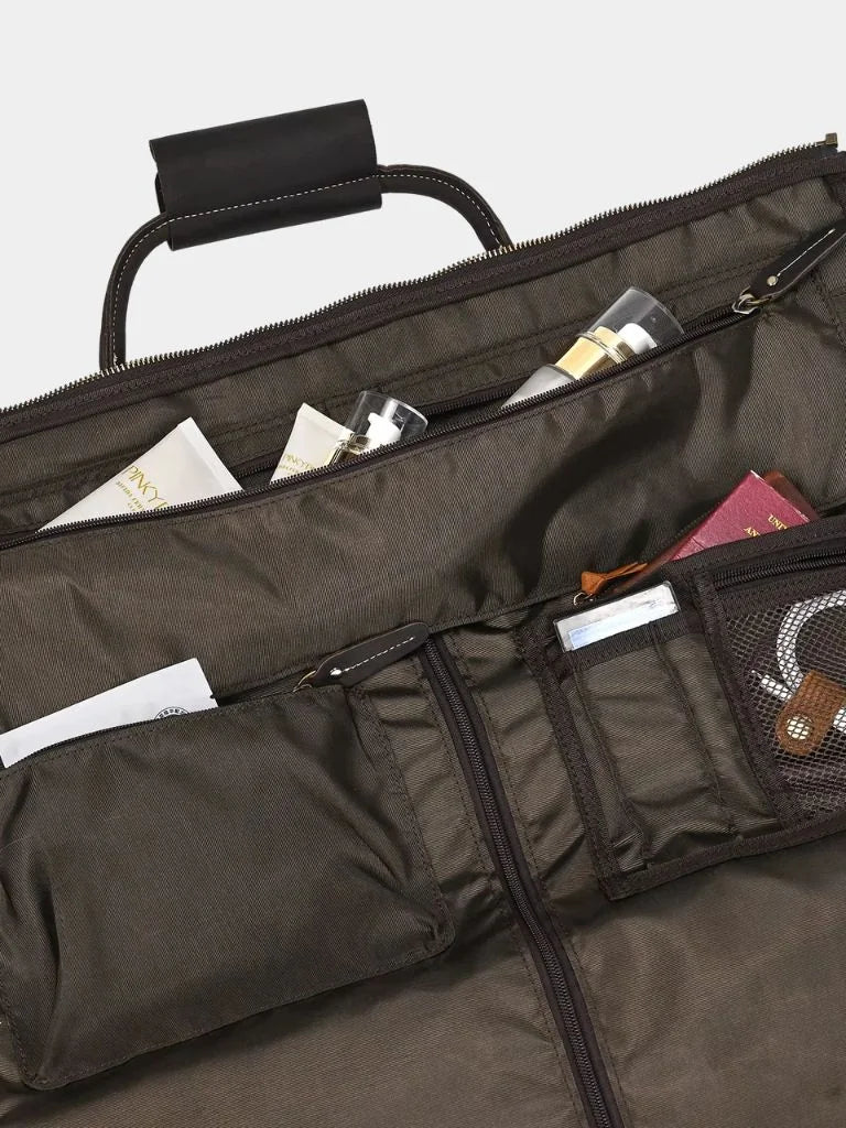Continental Weekender Leather Travel Bag | Savile & Co.