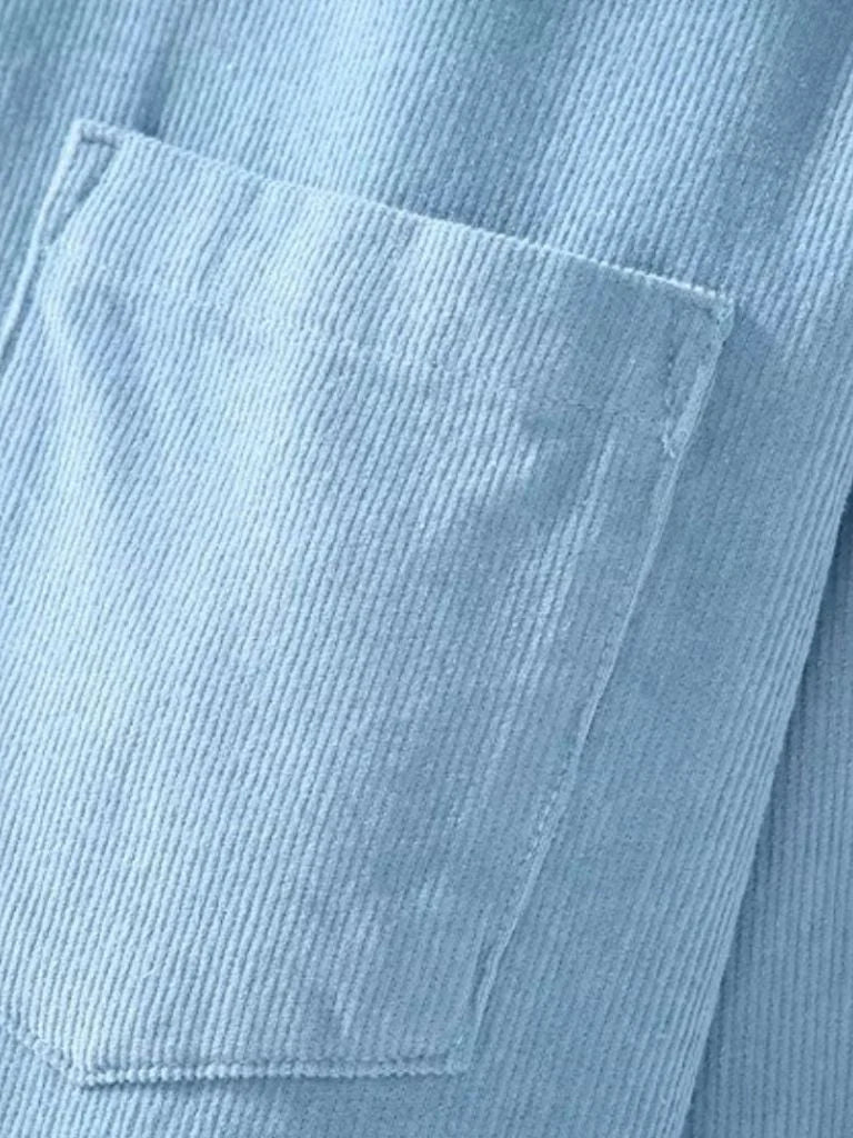 Corduroy Classic Blue Shirt | Savile & Co.