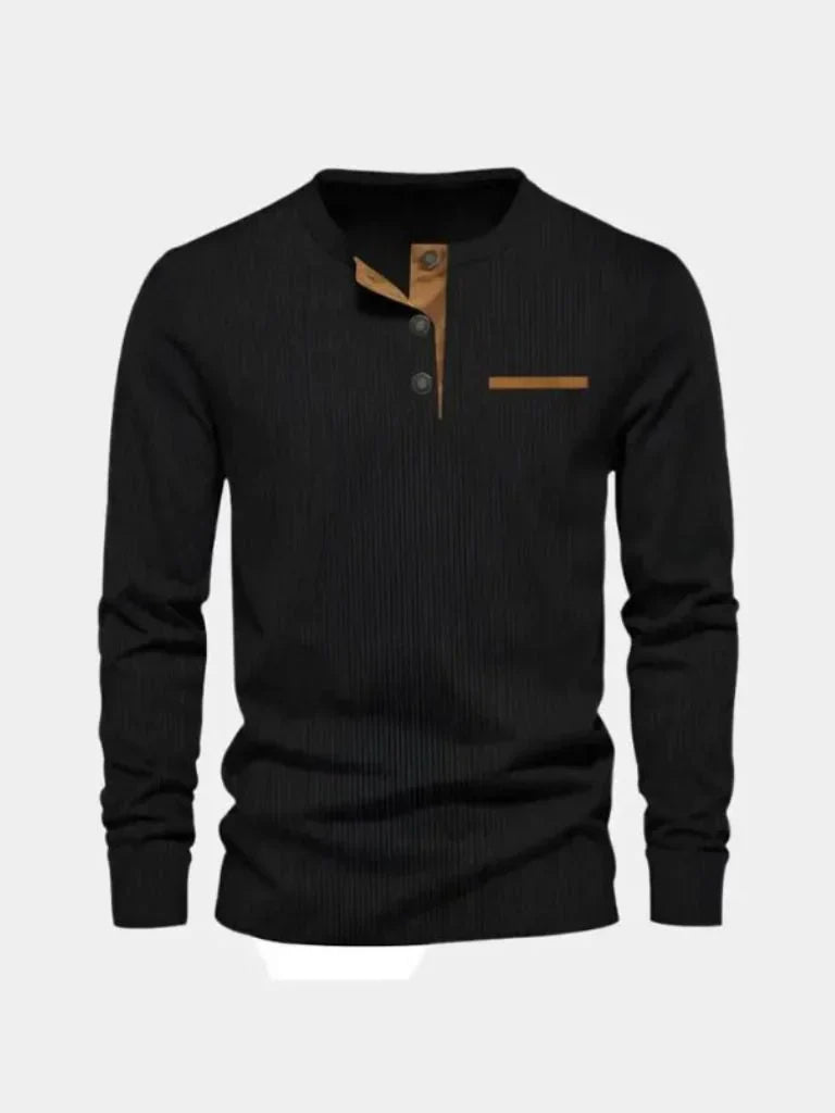 Corduroy Long Sleeve T-Shirt | Savile & Co.