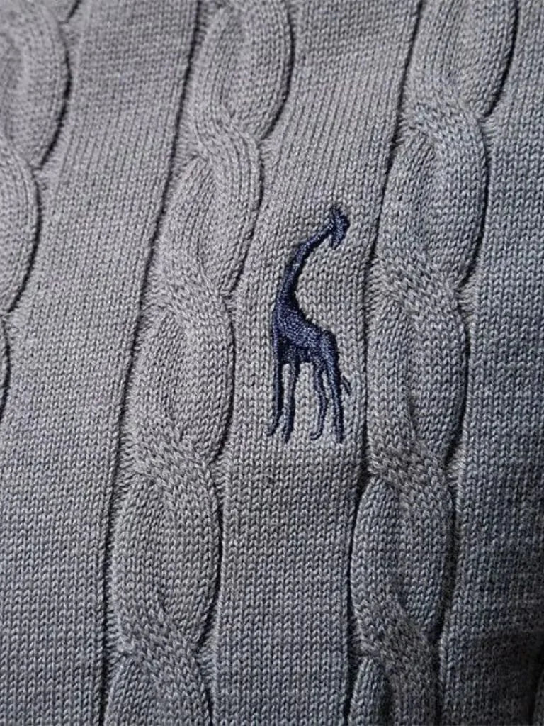 Cotton  Crew Neck Pullover Sweater | Savile & Co.