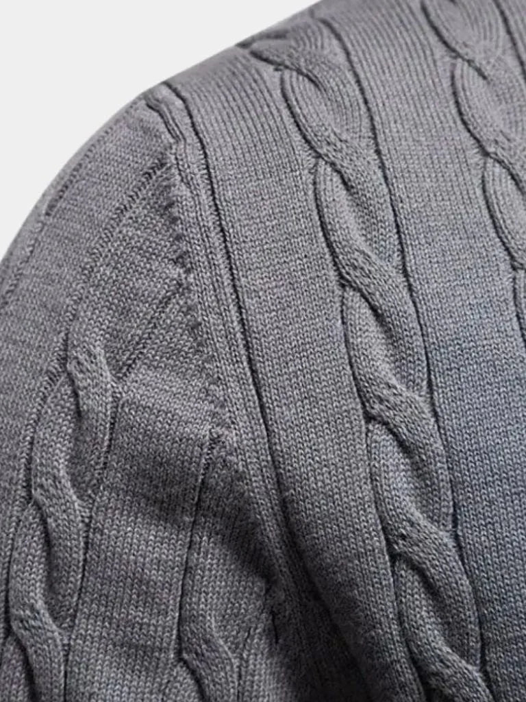 Cotton  Crew Neck Pullover Sweater | Savile & Co.