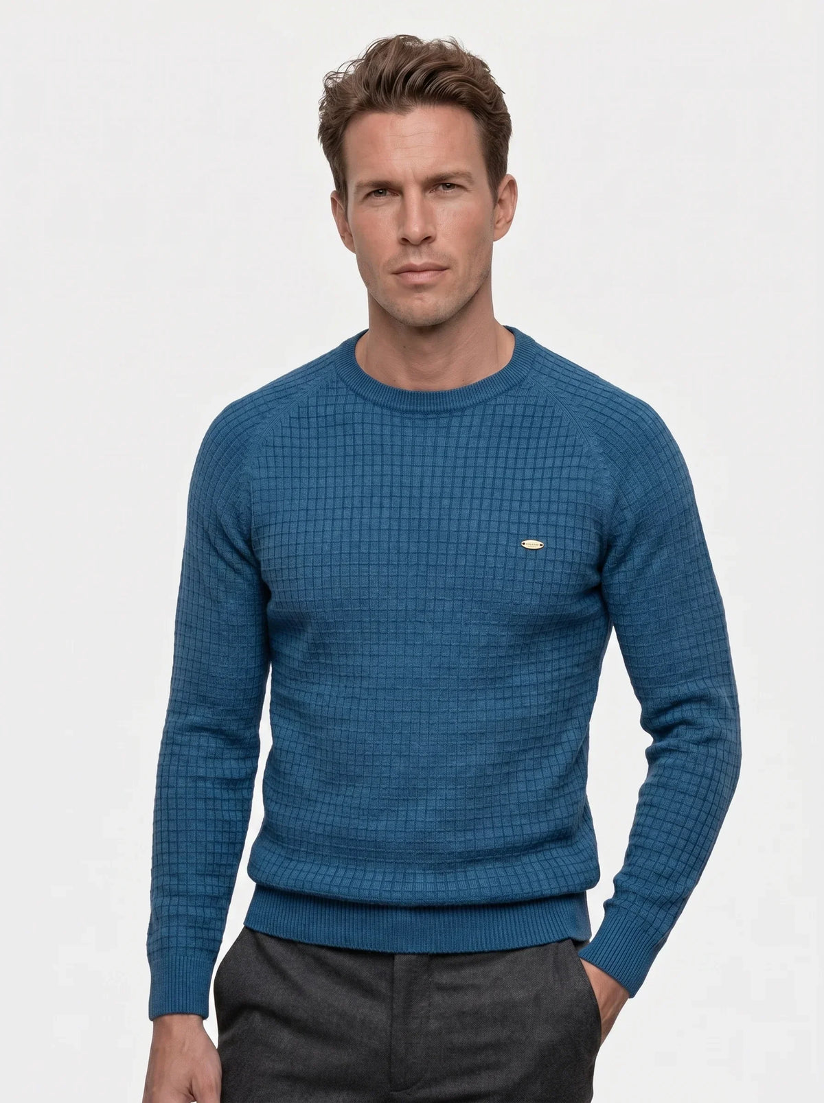 Crew Neck Knitwear Jumper Sweater | Savile & Co.