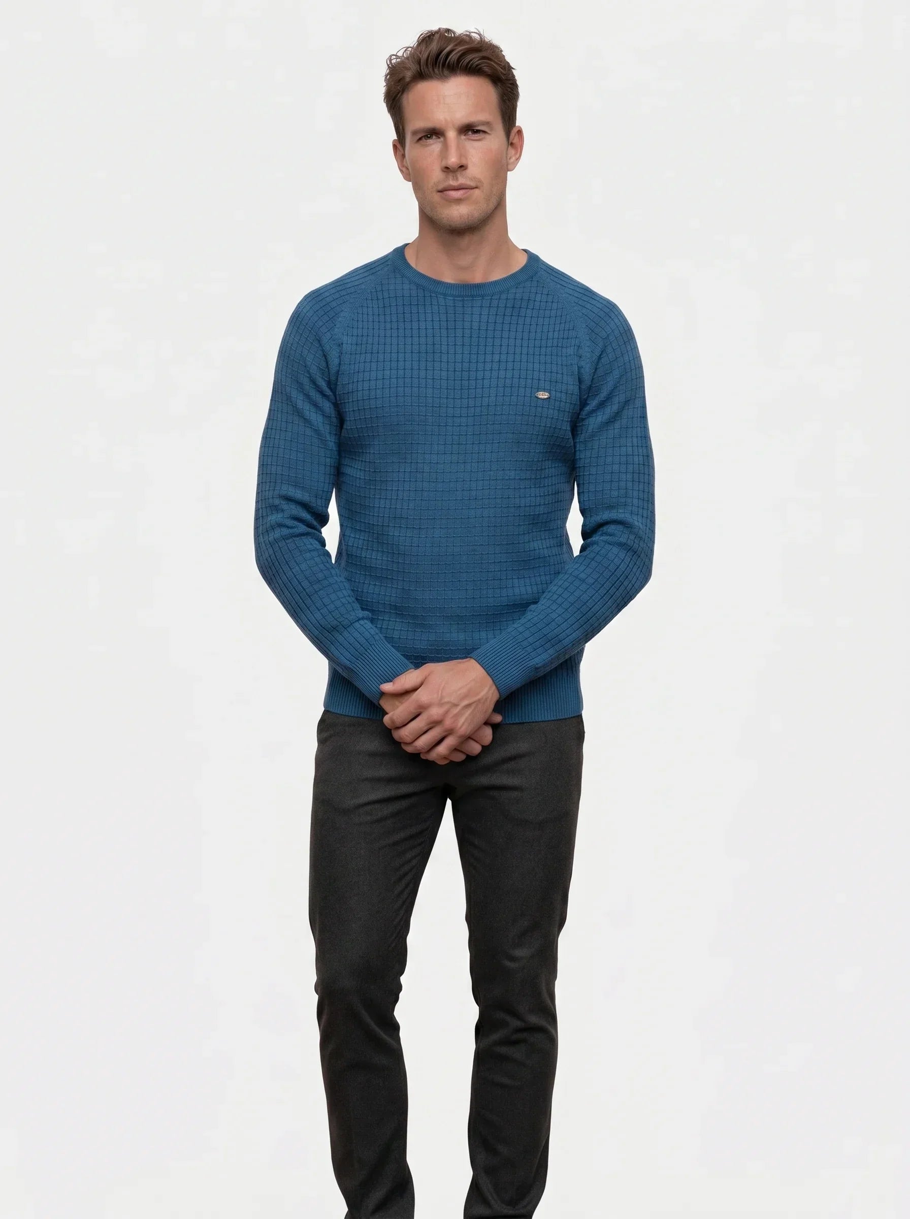 Crew Neck Knitwear Jumper Sweater | Savile & Co.