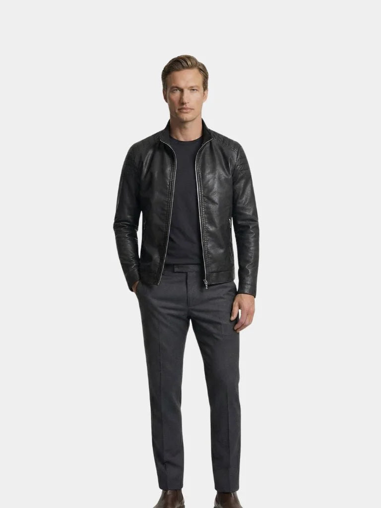 Crusader Leather Jacket | Savile & Co.