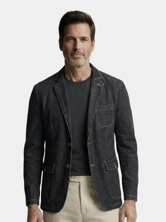 Denim Covenant Blazer Jacket | Savile & Co.