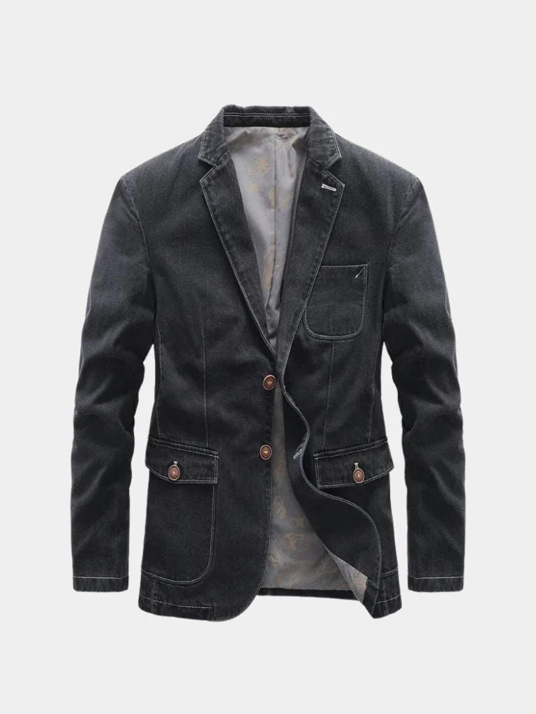 Denim Covenant Blazer Jacket | Savile & Co.