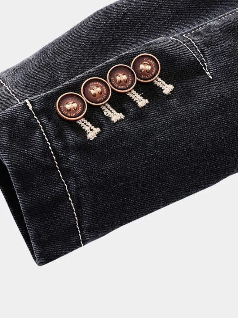 Denim Covenant Blazer Jacket | Savile & Co.