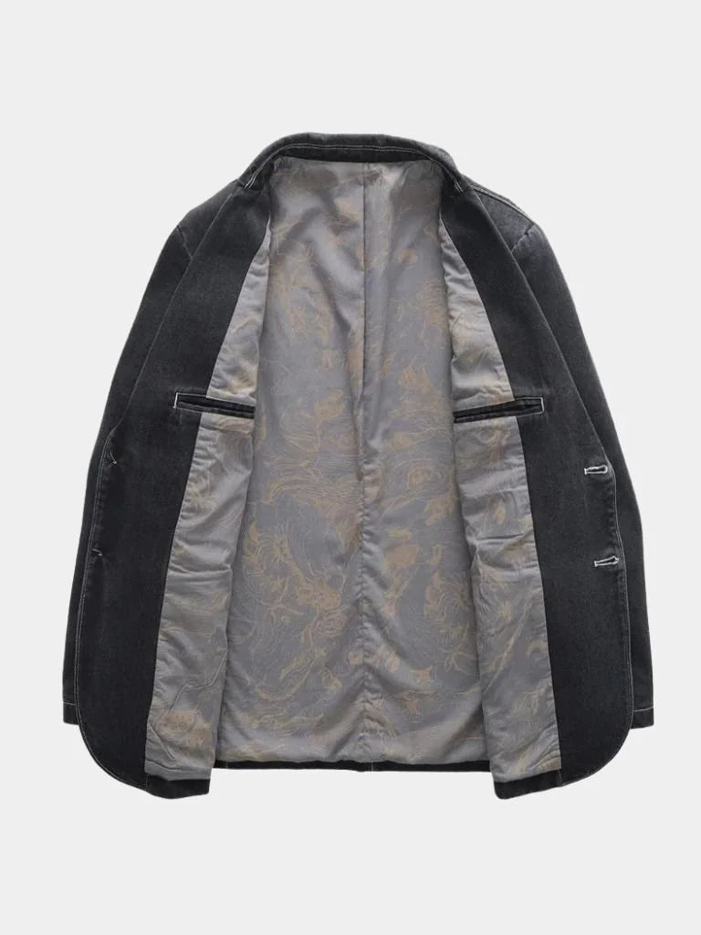 Denim Covenant Blazer Jacket | Savile & Co.