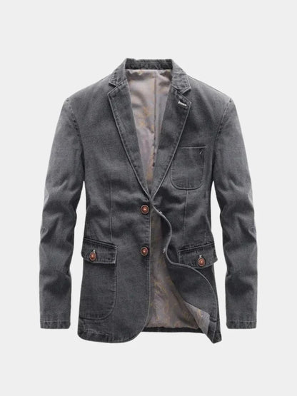 Denim Covenant Blazer Jacket | Savile & Co.
