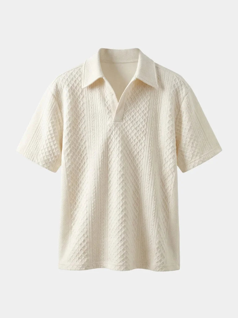 Diamond Lattice Resort Polo | Savile & Co.