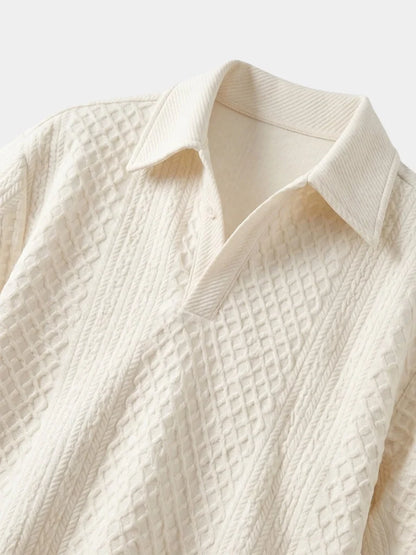 Diamond Lattice Resort Polo | Savile & Co.