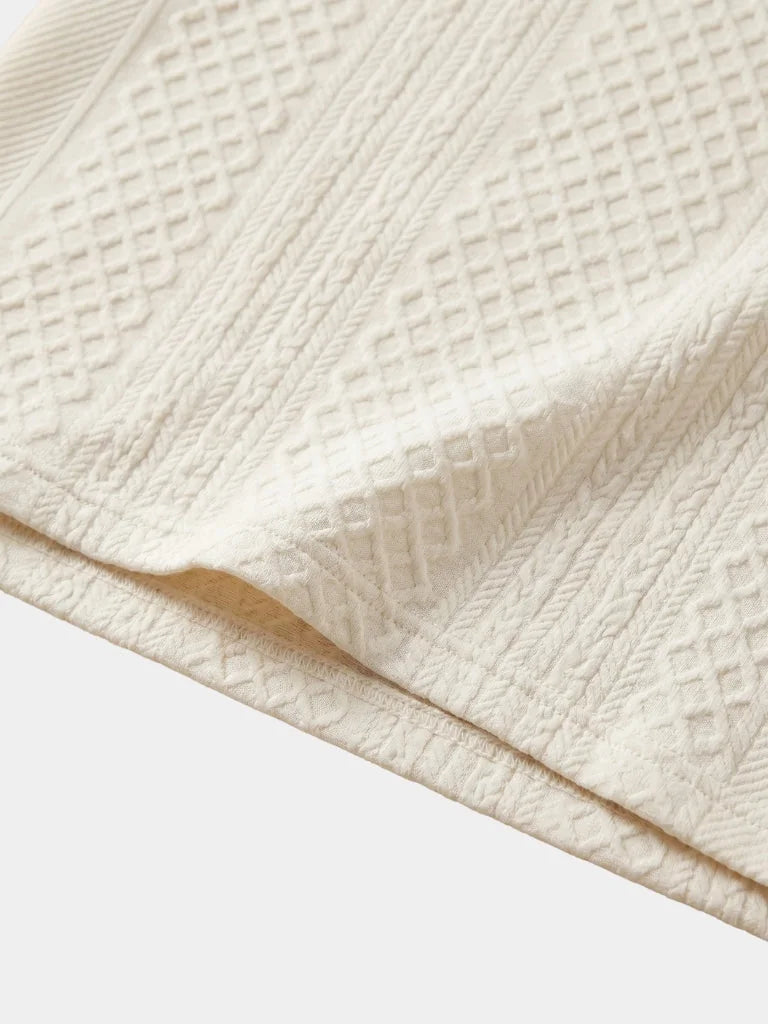 Diamond Lattice Resort Polo | Savile & Co.