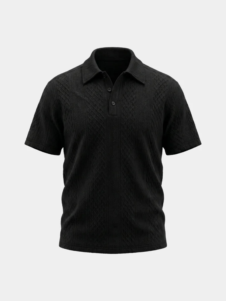 Diamond Lattice Resort Polo | Savile & Co.