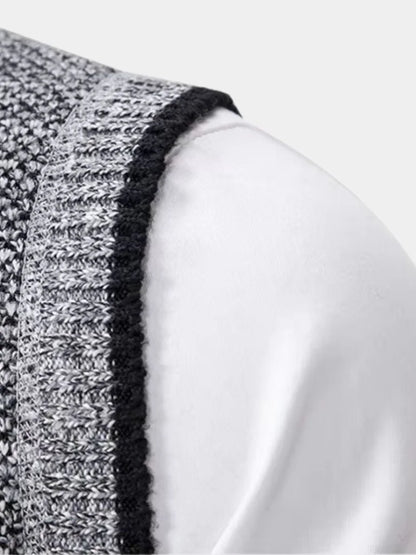 Elegant Full-Zip Sweater Vest | Savile & Co.