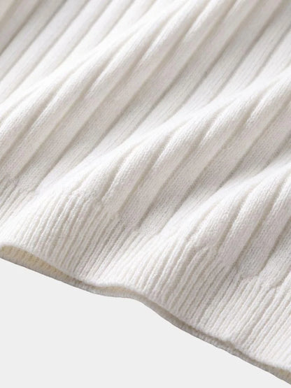 Elegant Quarter Zip Long Sleeve Polo | Savile & Co.