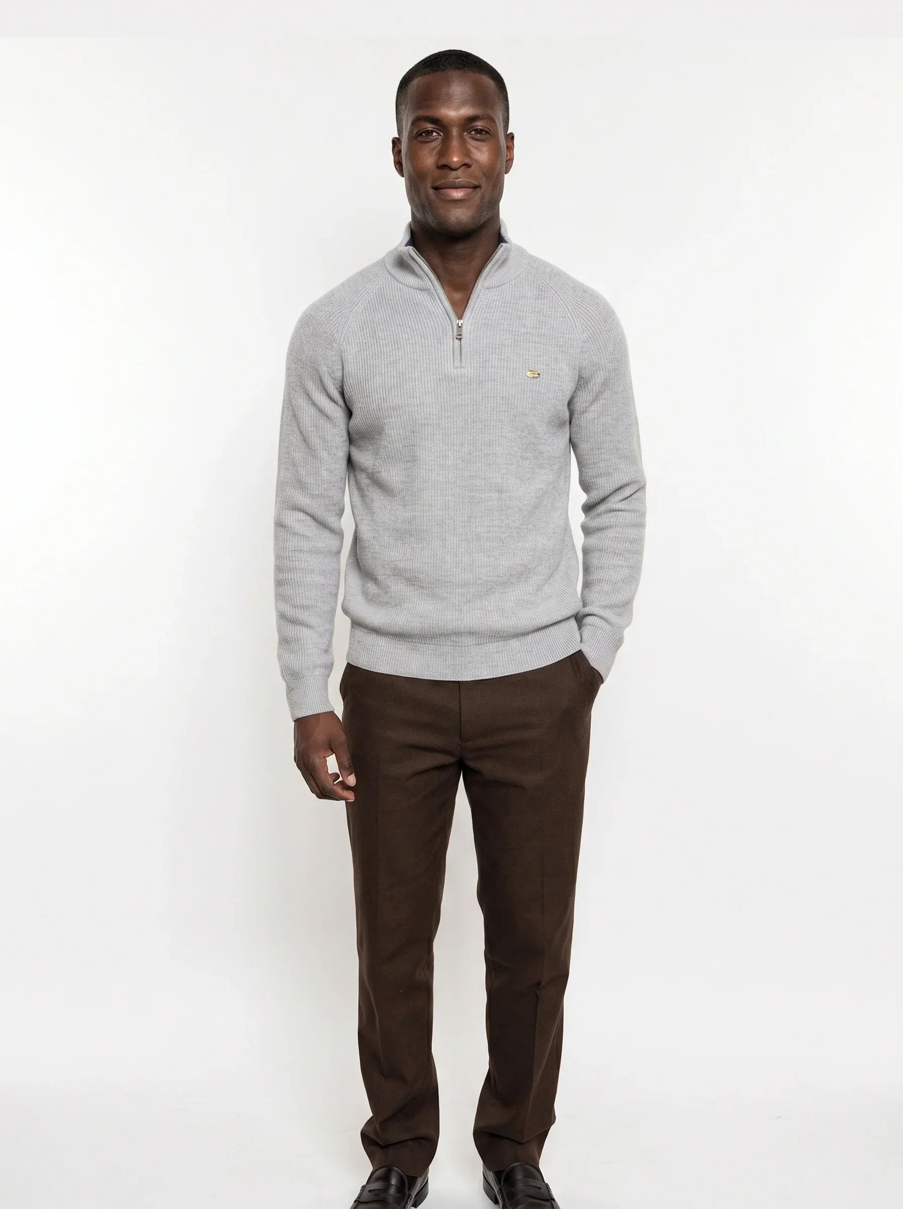 Elegant Quarter Zip Sweater | Savile & Co.