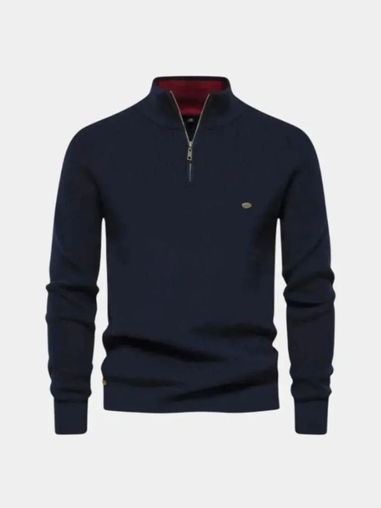 Elegant Quarter Zip Sweater | Savile & Co.