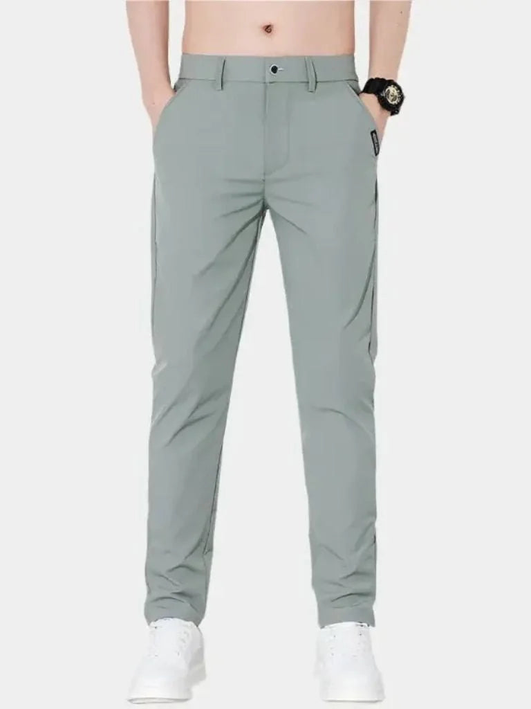 Essencial Stretch Trousers - New Elastic Waist | Savile & Co.