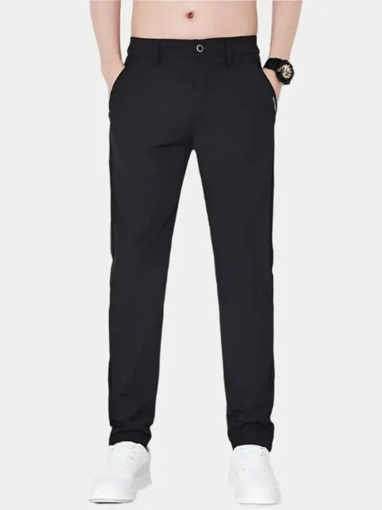 Essencial Stretch Trousers - New Elastic Waist | Savile & Co.