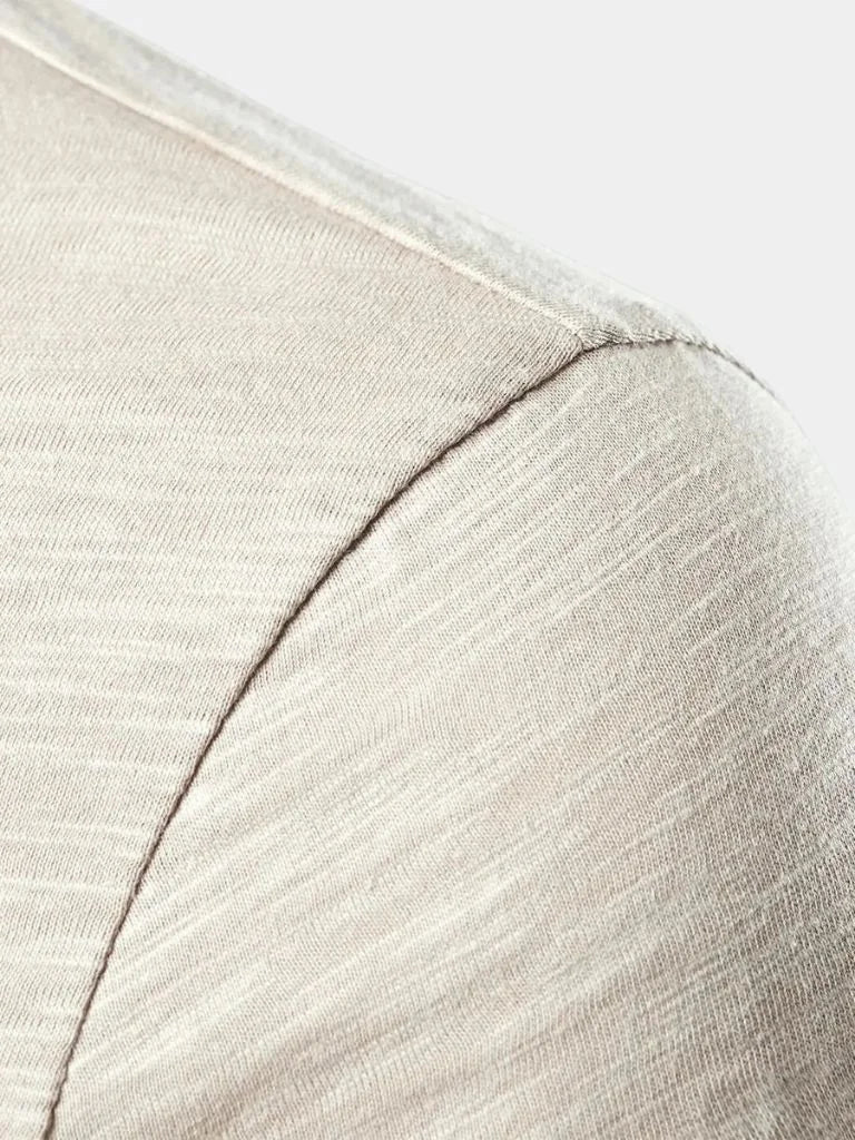 Essential Casual Henley Neck T-Shirt | Savile & Co.