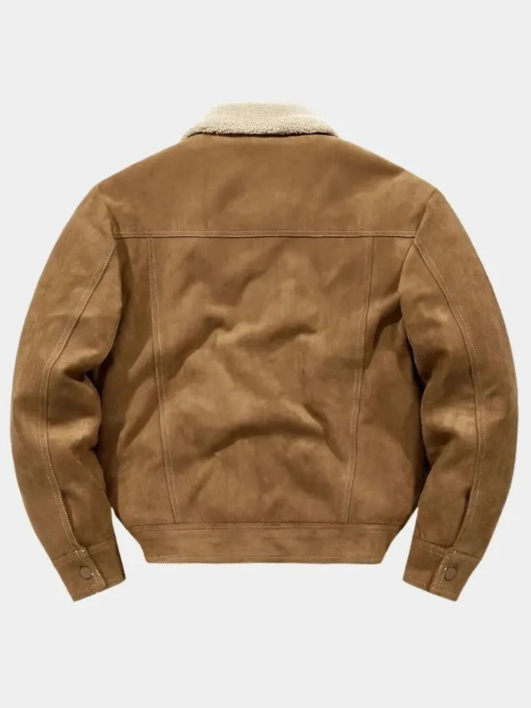 Essential Fleece Suede Jacket | Savile & Co.