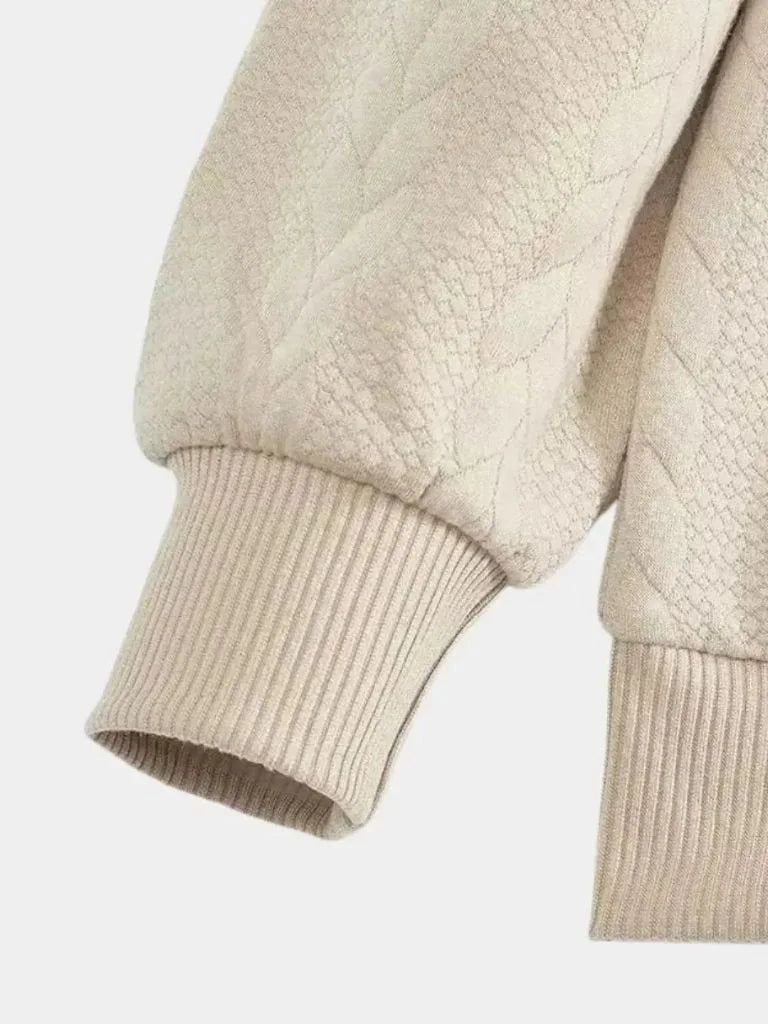 Essential Henley High Collar Quarter Zip Pullover | Savile & Co.