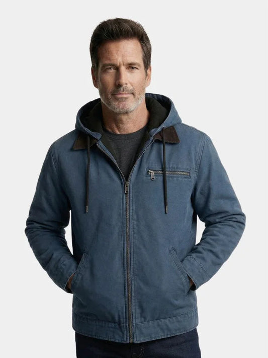 Essential Hooded Work Jacket | Savile & Co.
