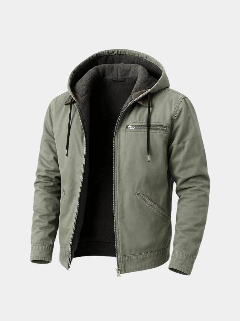 Essential Hooded Work Jacket | Savile & Co.