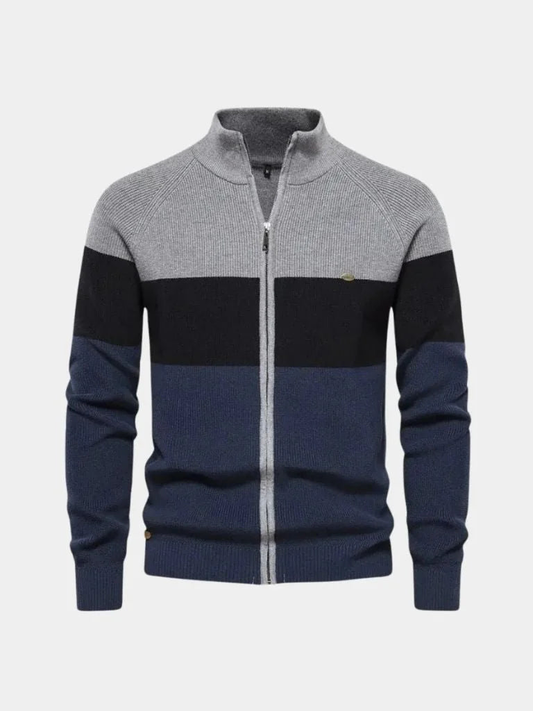 Essential Knit Zipper Sweater | Savile & Co.