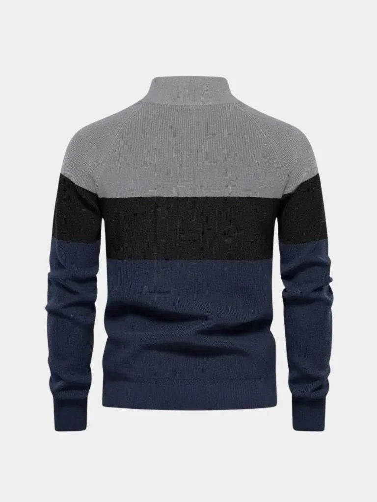 Essential Knit Zipper Sweater | Savile & Co.