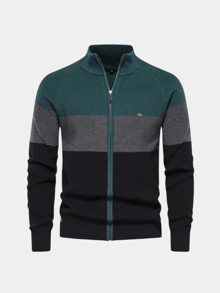 Essential Knit Zipper Sweater | Savile & Co.