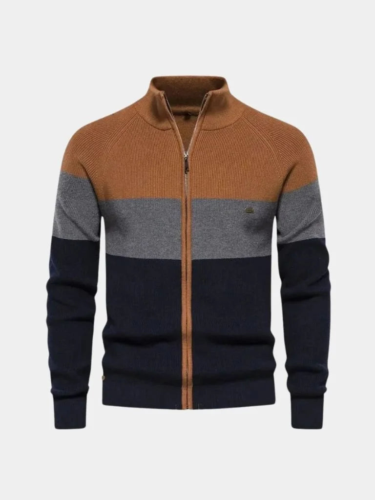 Essential Knit Zipper Sweater | Savile & Co.