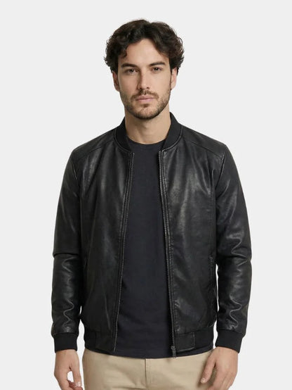 Essential Leather Jacket | Savile & Co.
